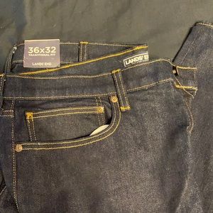 Lands End Dark Wash Jeans